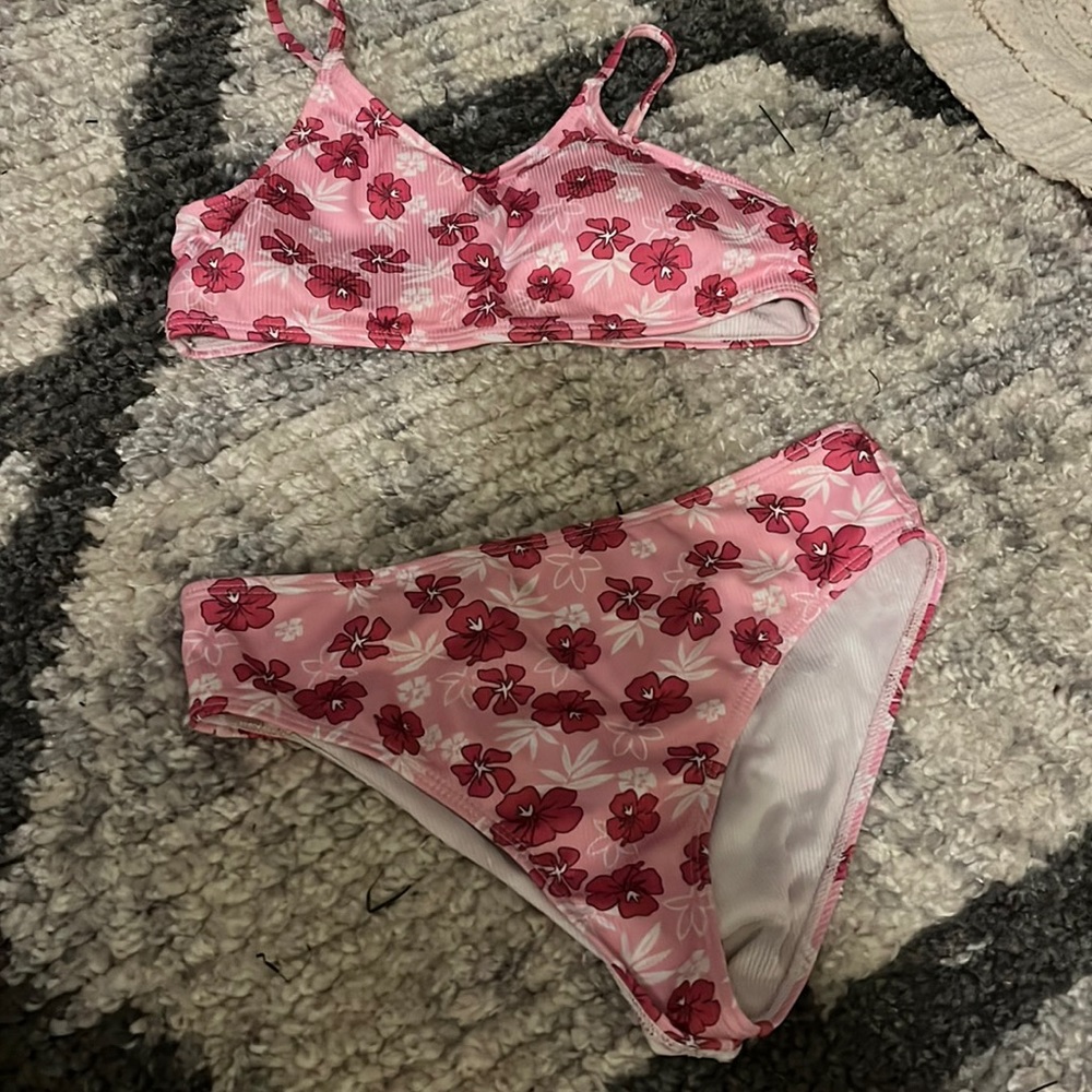 Pink bathing suit